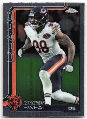 Montez Sweat 2025 Topps Chrome Chicago Bears