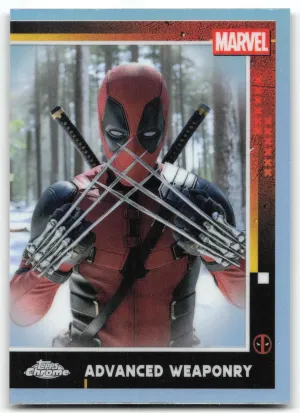 Advanced Weaponry 2025 Topps Chrome Marvel Deadpool Refractor