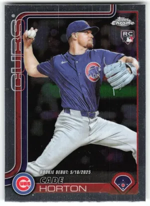 Cade Horton 2025 Topps Chrome Update Chicago Cubs