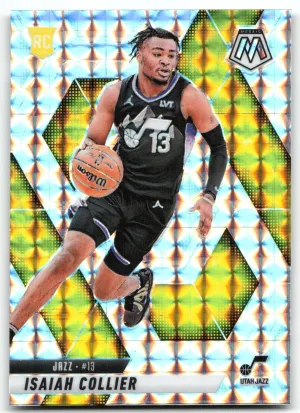 Isaiah Collier Rookie 2024-25 Panini Mosaic Green Mosaic Utah Jazz