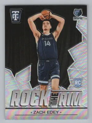 Zach Edey RC 2024-25 Panini Totally Certified Rock the Rim Grizzlies