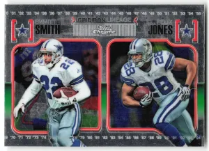 Emmitt Smith / Felix Jones 2010 Topps Chrome Gridiron Lineage Dallas Cowboys