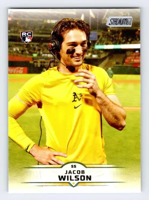 Jacob Wilson RC 2025 Stadium Club Athletics