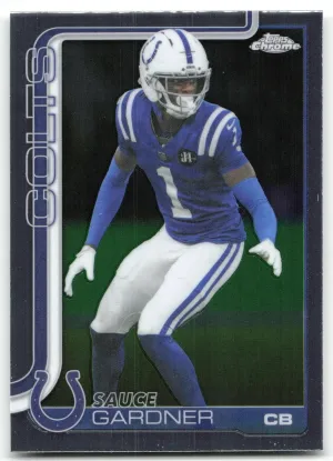 Sauce Gardner 2025 Topps Chrome Indianapolis Colts