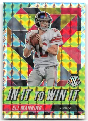Eli Manning 2020 Panini Mosaic In It To Win It New York Giants