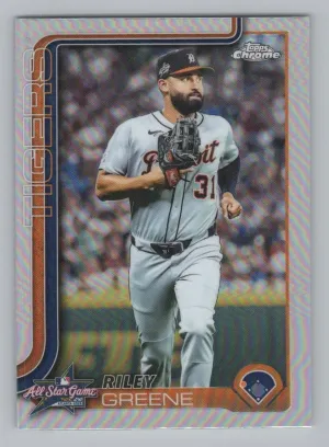 Riley Greene 2025 Topps Chrome Update 2025 All-Star Game Detroit Tigers