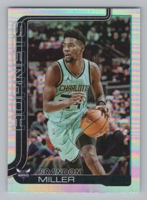 Brandon Miller 2025-26 Topps Rainbow Foilboard Hornets