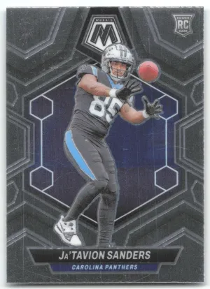 Ja'Tavion Sanders Rookie 2024 Panini Mosaic Carolina Panthers
