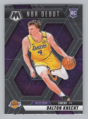 Dalton Knecht RC 2024-25 Panini Mosaic Los Angeles Lakers