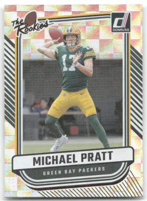 Michael Pratt 2024 Donruss The Rookies Green Bay Packers