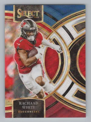 Rachaad White 2023 Panini Select Tri-Color Prizms #/225 Tampa Bay Buccaneers