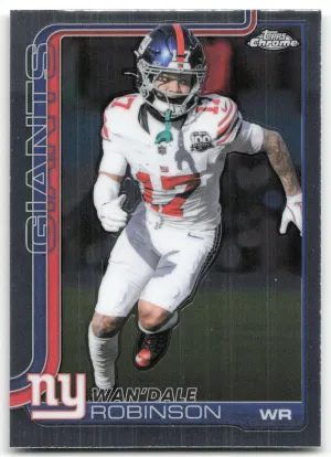 Wan'Dale Robinson 2025 Topps Chrome Giants