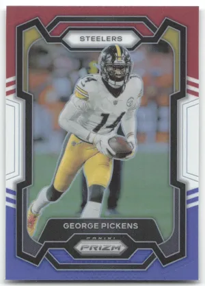 George Pickens 2023 Panini Prizm - Red White and Blue Pittsburgh Steelers