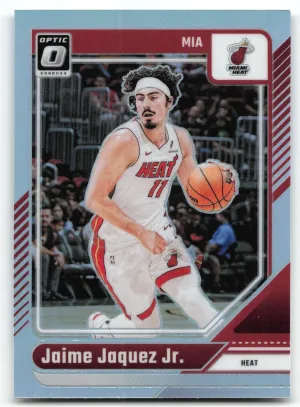 Jaime Jaquez Jr. 2024-25 Donruss Optic Holo Miami Heat
