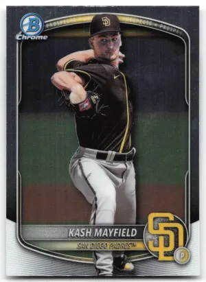 Kash Mayfield 2025 Bowman Draft Chrome Padres
