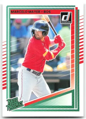 Marcelo Mayer Rookie 2025 Donruss Boston Red Sox
