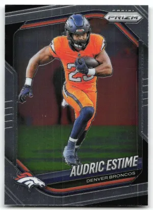 Audric Estime 2025 Panini Prizm Denver Broncos