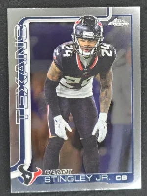 Derek Stingley Jr. 2025 Topps Chrome Houston Texans