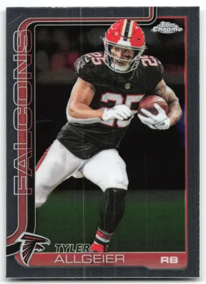 Tyler Allgeier 2025 Topps Chrome Atlanta Falcons
