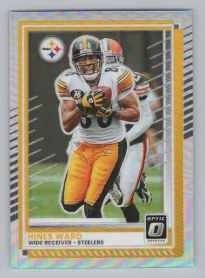 Hines Ward 2025 Donruss Optic Holo Pittsburgh Steelers