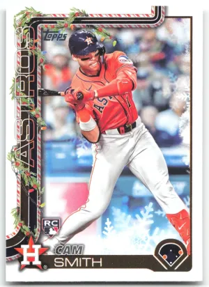 Cam Smith Rookie 2025 Topps Holiday Houston Astros