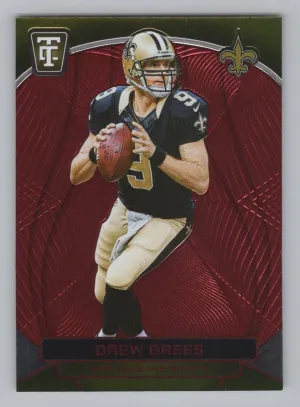 Drew Brees 2024 Panini Totally Certified Mirror Red #/249 New Orleans Saints