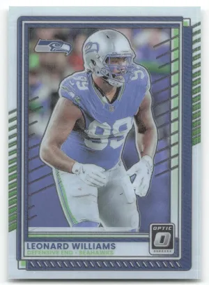 Leonard Williams 2025 Donruss Optic Seattle Seahawks