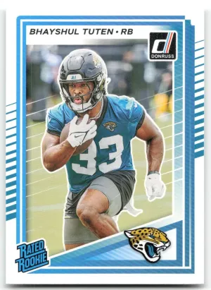 Bhayshul Tuten Rookie 2025 Donruss Jacksonville Jaguars