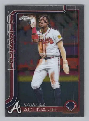 Ronald Acuña Jr. 2025 Topps Chrome Atlanta Braves