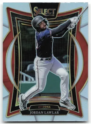 Jordan Lawlar 2025 Panini Select Silver Prizms Arizona Diamondbacks