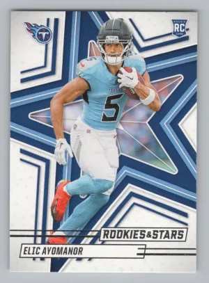 Elic Ayomanor Rookie 2025 Panini Rookies & Stars Tennessee Titans