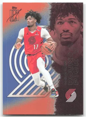 Shaedon Sharpe Orange 2025-26 Topps Signature Class Orange Portland Trailblazers