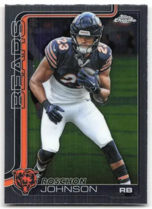 Roschon Johnson 2025 Topps Chrome Chicago Bears