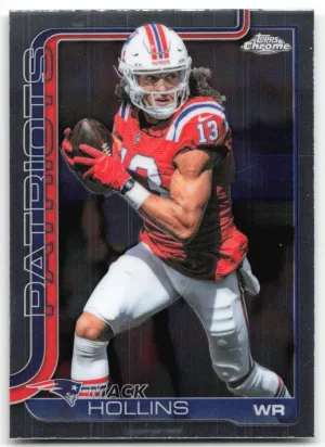 Mack Hollins 2025 Topps Chrome New England Patriots