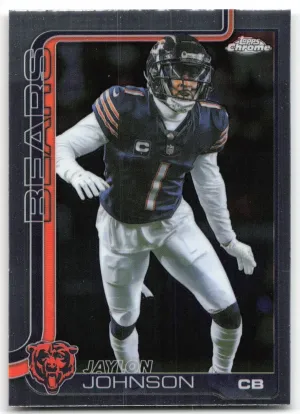 Jaylon Johnson 2025 Topps Chrome Chicago Bears