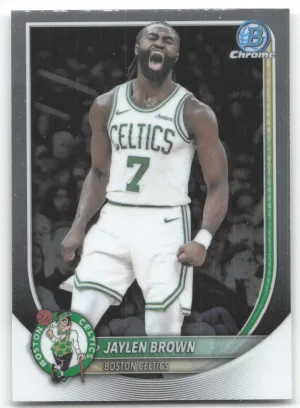 Jaylen Brown 2025-26 Bowman Chrome Boston Celtics