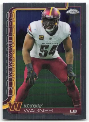 Bobby Wagner 2025 Topps Chrome Washington Commanders