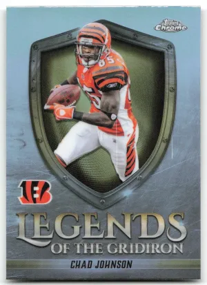 Chad Johnson 2025 Topps Chrome Legends of the Gridiron Refractor Bengals