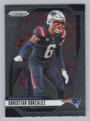 Christian Gonzalez 2024 Panini Prizm New England Patriots
