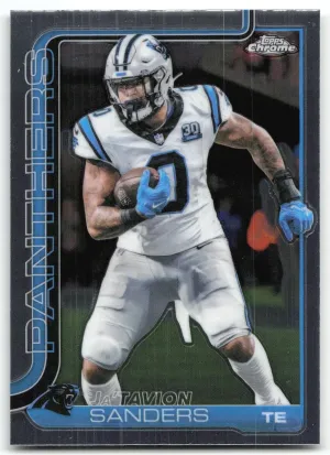 Ja'Tavion Sanders 2025 Topps Chrome Carolina Panthers