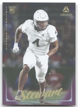 Shemar Stewart Rookie 2025 Panini Luminance Purple #/249 Cincinnati Bengals