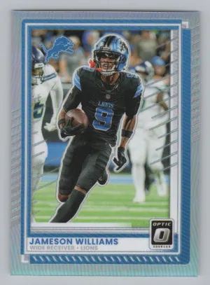 Jameson Williams 2025 Donruss Optic Holo Detroit Lions
