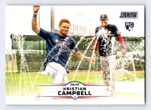 Kristian Campbell RC 2025 Stadium Club Boston Red Sox
