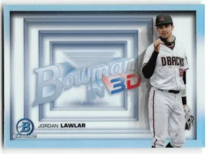 Jordan Lawlar 2022 Bowman Bowman in 3D Diamondbacks
