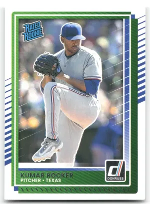 Kumar Rocker Rookie 2025 Donruss Texas Rangers