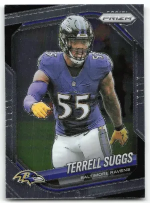 Terrell Suggs 2025 Panini Prizm Baltimore Ravens