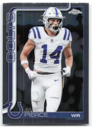 Alec Pierce 2025 Topps Chrome Indianapolis Colts