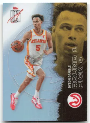 Dyson Daniels 2025-26 Topps Signature Class Chrome Refractors Atlanta Hawks