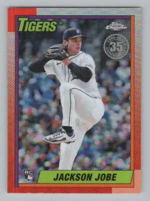Jackson Jobe 2025 Topps Chrome Update 1990 Topps Chrome Detroit Tigers