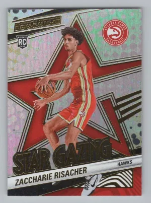 Zaccharie Risacher RC 2024-25 Panini Revolution Star Gazing Hawks